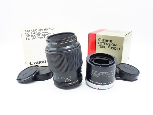 Canon macro lens 100mm - macro, fd