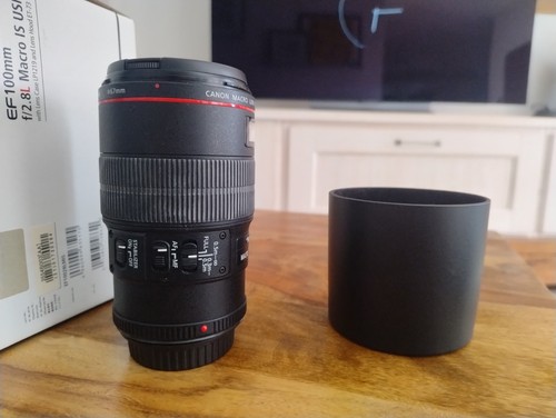 Canon 100mm 8l macro is - ef,